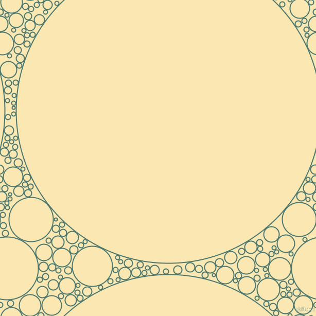 bubbles, circles, sponge, big, medium, small, 2 pixel line width, Dark Green Copper and Banana Mania circles bubbles sponge soap seamless tileable