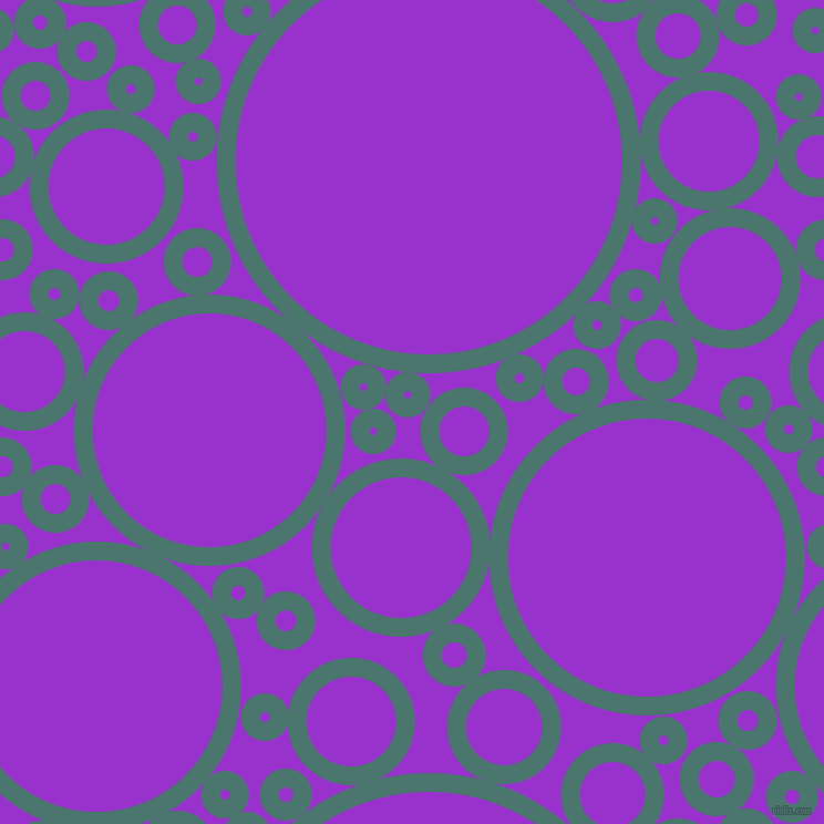 bubbles, circles, sponge, big, medium, small, 17 pixel line width, Dark Green Copper and Dark Orchid circles bubbles sponge soap seamless tileable