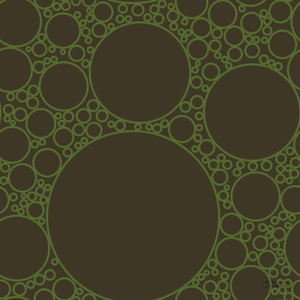 bubbles, circles, sponge, big, medium, small, 3 pixel line width, Dark Olive Green and Birch circles bubbles sponge soap seamless tileable