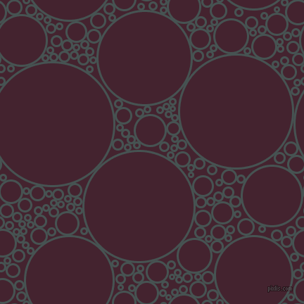 bubbles, circles, sponge, big, medium, small, 3 pixel line width, Dark Slate and Castro circles bubbles sponge soap seamless tileable