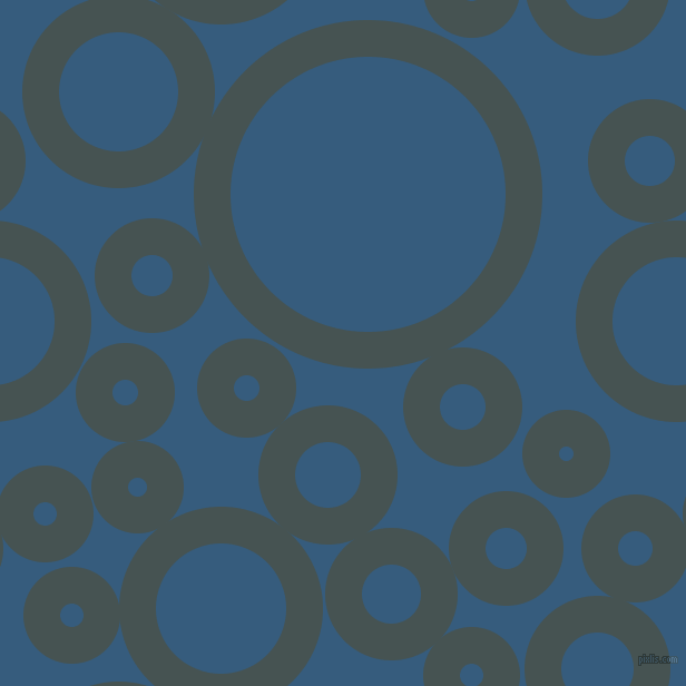 bubbles, circles, sponge, big, medium, small, 33 pixel line width, Dark Slate and Matisse circles bubbles sponge soap seamless tileable