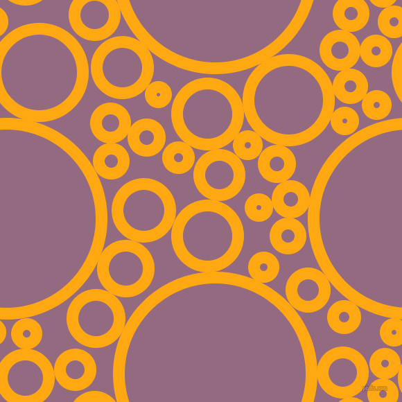 bubbles, circles, sponge, big, medium, small, 17 pixel line width, Dark Tangerine and Strikemaster circles bubbles sponge soap seamless tileable