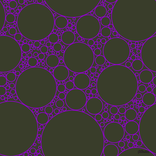 bubbles, circles, sponge, big, medium, small, 2 pixel line width, Dark Violet and Green Kelp circles bubbles sponge soap seamless tileable