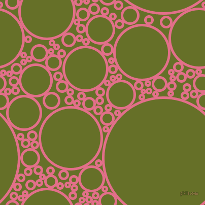 bubbles, circles, sponge, big, medium, small, 5 pixel line width, Deep Blush and Rain Forest circles bubbles sponge soap seamless tileable