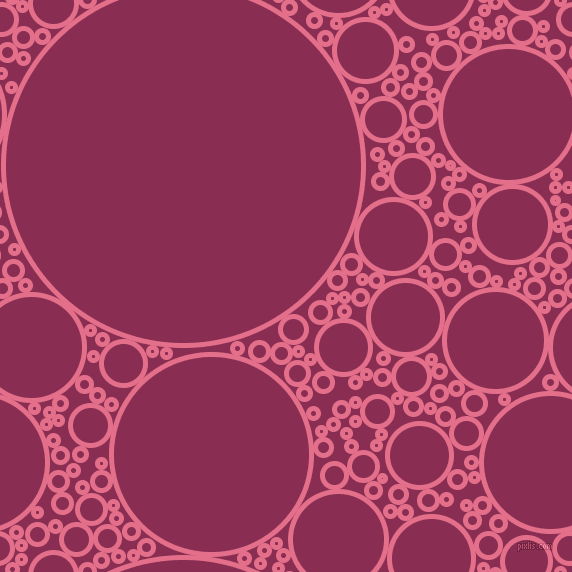 bubbles, circles, sponge, big, medium, small, 5 pixel line widthDeep Blush and Rose Bud Cherry circles bubbles sponge soap seamless tileable