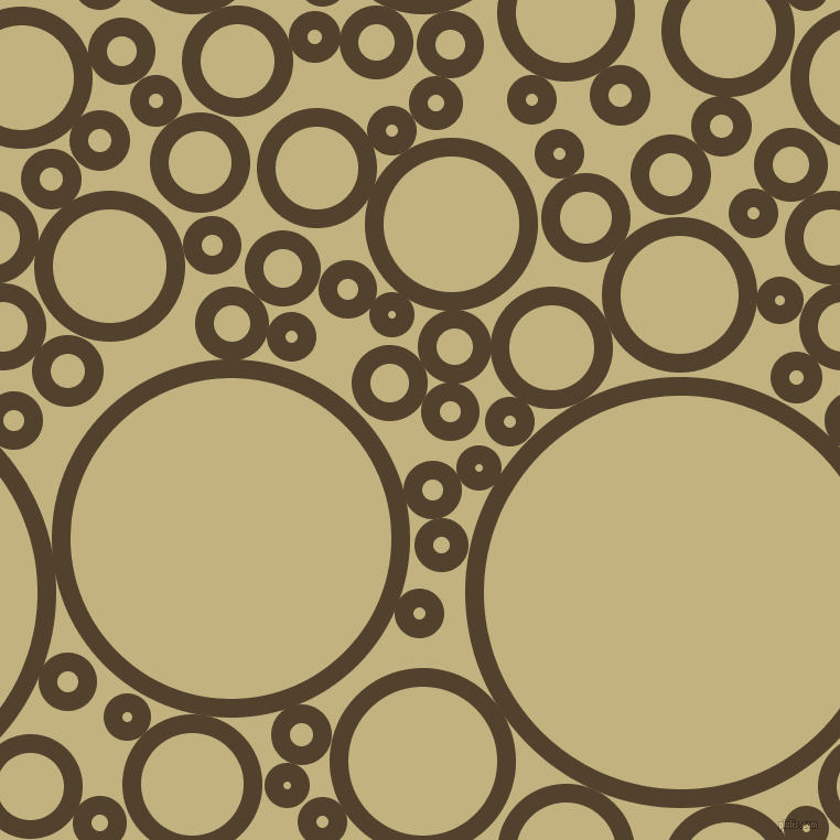 bubbles, circles, sponge, big, medium, small, 17 pixel line width, Deep Bronze and Ecru circles bubbles sponge soap seamless tileable
