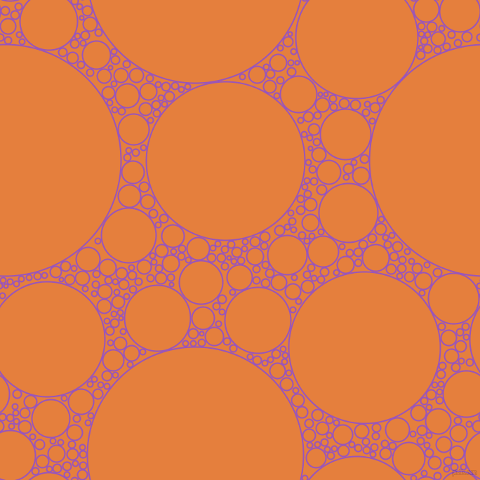 bubbles, circles, sponge, big, medium, small, 2 pixel line width, Deep Lilac and Pizazz circles bubbles sponge soap seamless tileable