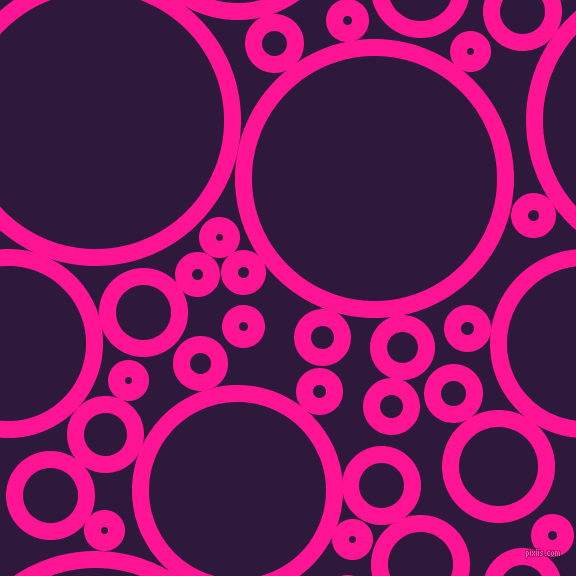 bubbles, circles, sponge, big, medium, small, 17 pixel line width, Deep Pink and Blackcurrant circles bubbles sponge soap seamless tileable