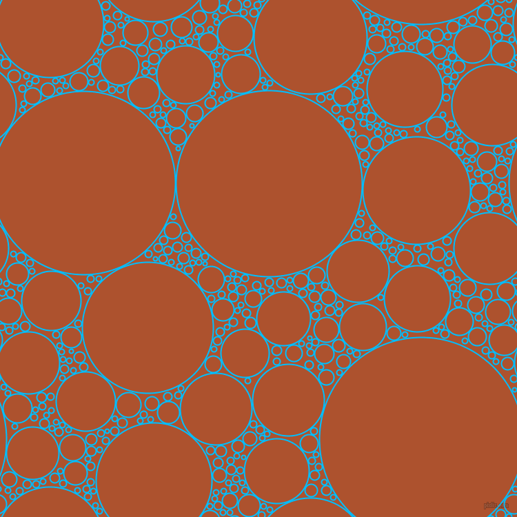bubbles, circles, sponge, big, medium, small, 2 pixel line width, Deep Sky Blue and Red Stage circles bubbles sponge soap seamless tileable