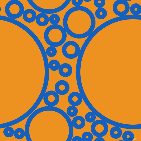 bubbles, circles, sponge, big, medium, small, 17 pixel line width, Denim and Carrot Orange circles bubbles sponge soap seamless tileable