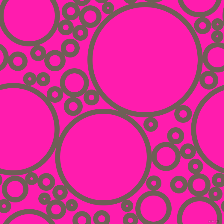 bubbles, circles, sponge, big, medium, small, 17 pixel line width, Dorado and Spicy Pink circles bubbles sponge soap seamless tileable