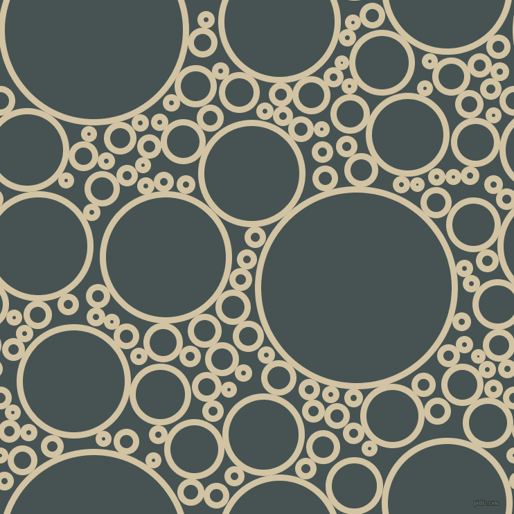 bubbles, circles, sponge, big, medium, small, 9 pixel line width, Double Spanish White and Dark Slate circles bubbles sponge soap seamless tileable