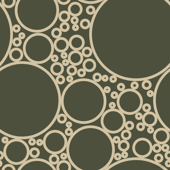 bubbles, circles, sponge, big, medium, small, 9 pixel line width, Double Spanish White and Kelp circles bubbles sponge soap seamless tileable