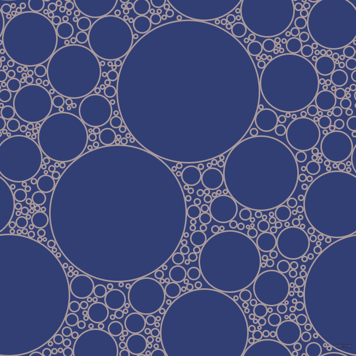 bubbles, circles, sponge, big, medium, small, 3 pixel line width, Dusty Grey and Resolution Blue circles bubbles sponge soap seamless tileable