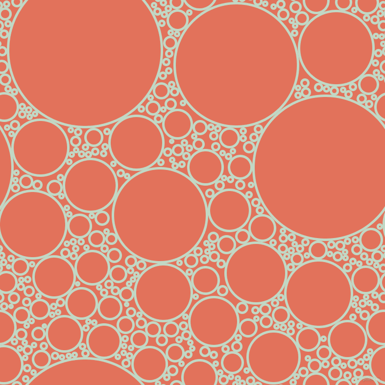 bubbles, circles, sponge, big, medium, small, 5 pixel line width, Edgewater and Terra Cotta circles bubbles sponge soap seamless tileable