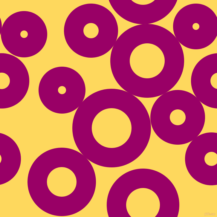 bubbles, circles, sponge, big, medium, small, 65 pixel line width, Eggplant and Dandelion circles bubbles sponge soap seamless tileable