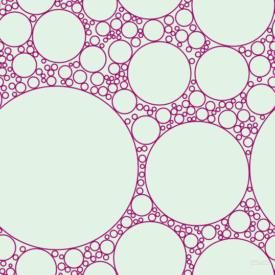 bubbles, circles, sponge, big, medium, small, 2 pixel line width, Eggplant and Frosted Mint circles bubbles sponge soap seamless tileable