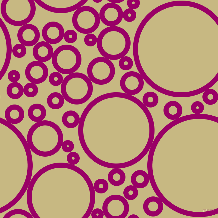 bubbles, circles, sponge, big, medium, small, 17 pixel line width, Eggplant and Yuma circles bubbles sponge soap seamless tileable