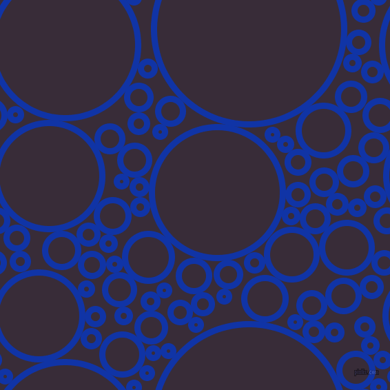 bubbles, circles, sponge, big, medium, small, 9 pixel line width, Egyptian Blue and Valentino circles bubbles sponge soap seamless tileable