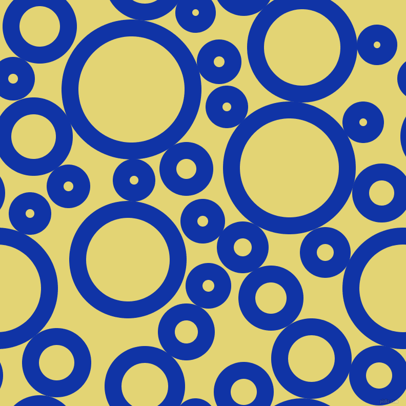 bubbles, circles, sponge, big, medium, small, 33 pixel line width, Egyptian Blue and Wild Rice circles bubbles sponge soap seamless tileable