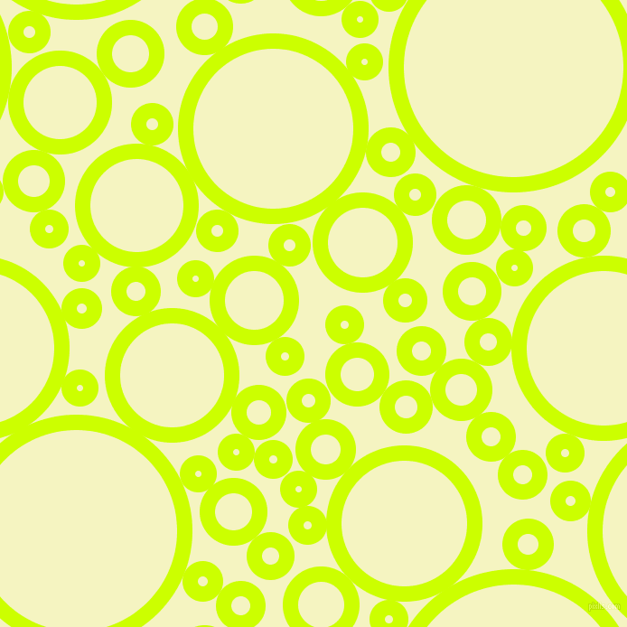bubbles, circles, sponge, big, medium, small, 17 pixel line width, Electric Lime and Cumulus circles bubbles sponge soap seamless tileable