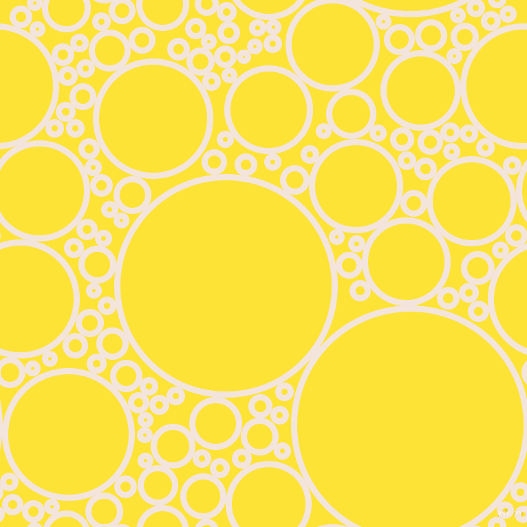 bubbles, circles, sponge, big, medium, small, 9 pixel line width, Fair Pink and Gorse circles bubbles sponge soap seamless tileable