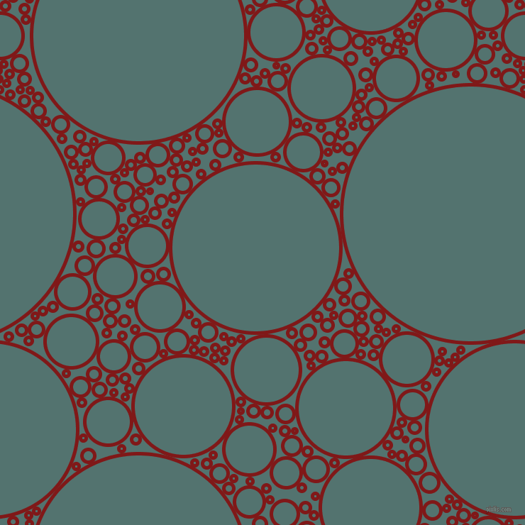 bubbles, circles, sponge, big, medium, small, 5 pixel line width, Falu Red and William circles bubbles sponge soap seamless tileable