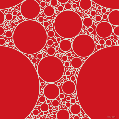 bubbles, circles, sponge, big, medium, small, 3 pixel line width, Feta and Fire Engine Red circles bubbles sponge soap seamless tileable