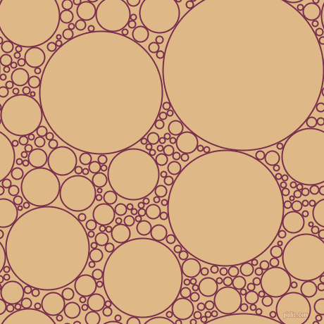 bubbles, circles, sponge, big, medium, small, 2 pixel line width, Flirt and Burly Wood circles bubbles sponge soap seamless tileable