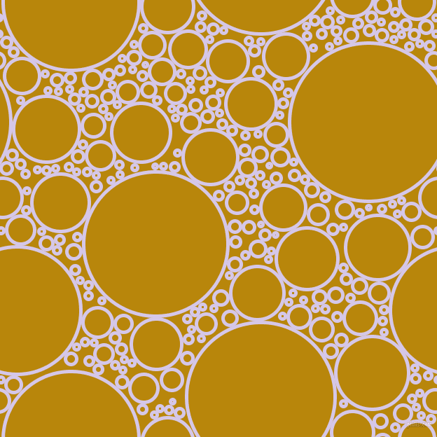 bubbles, circles, sponge, big, medium, small, 5 pixel line width, Fog and Dark Goldenrod circles bubbles sponge soap seamless tileable