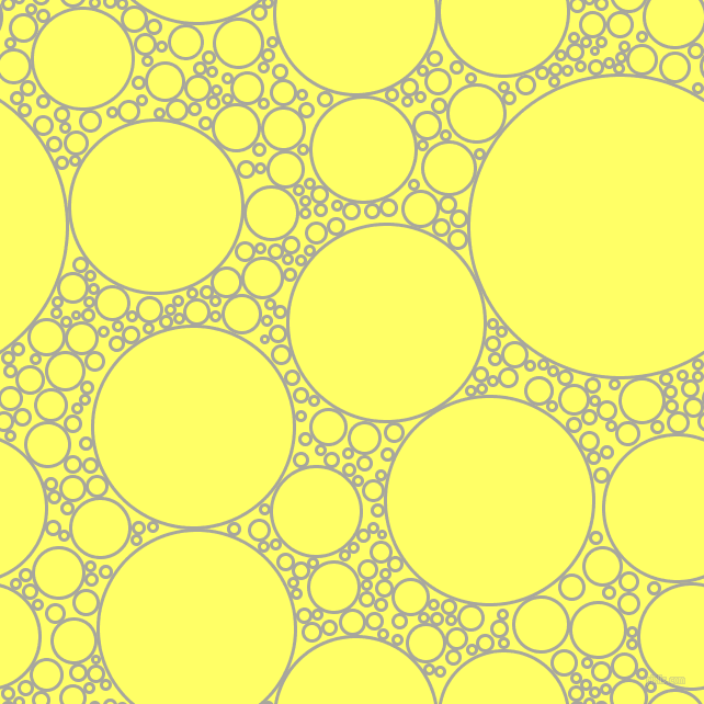 bubbles, circles, sponge, big, medium, small, 3 pixel line width, Foggy Grey and Laser Lemon circles bubbles sponge soap seamless tileable