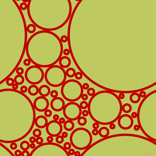 bubbles, circles, sponge, big, medium, small, 9 pixel line width, Free Speech Red and Wild Willow circles bubbles sponge soap seamless tileable