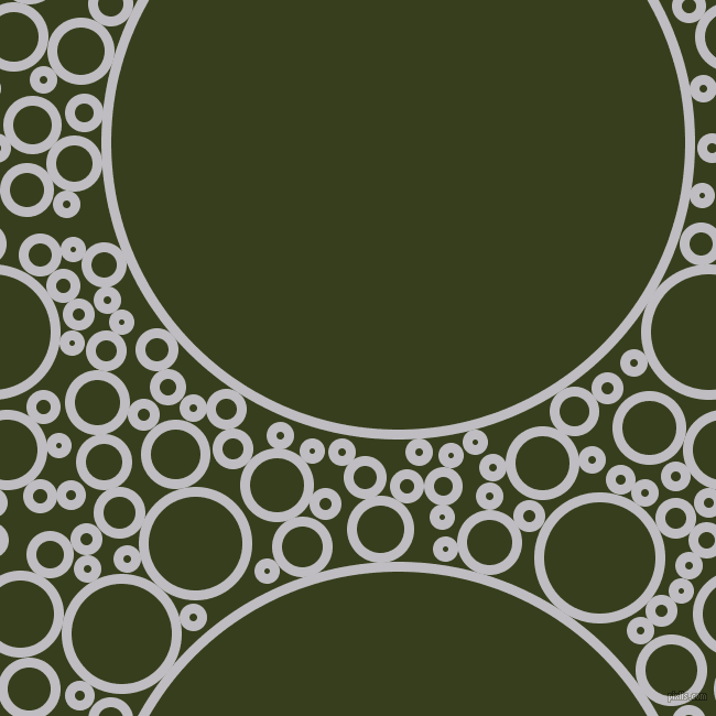 bubbles, circles, sponge, big, medium, small, 9 pixel line width, French Grey and Turtle Green circles bubbles sponge soap seamless tileable