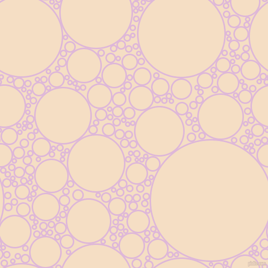 bubbles, circles, sponge, big, medium, small, 3 pixel line width, French Lilac and Sazerac circles bubbles sponge soap seamless tileable