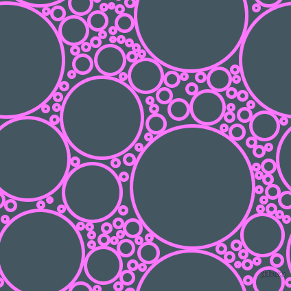bubbles, circles, sponge, big, medium, small, 5 pixel line width, Fuchsia Pink and San Juan circles bubbles sponge soap seamless tileable