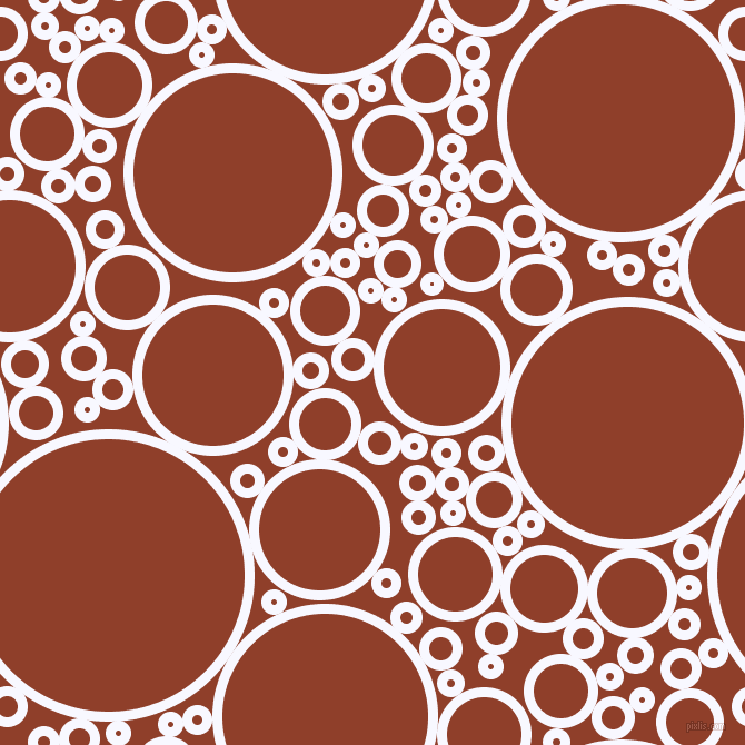bubbles, circles, sponge, big, medium, small, 9 pixel line width, Ghost White and Fire circles bubbles sponge soap seamless tileable