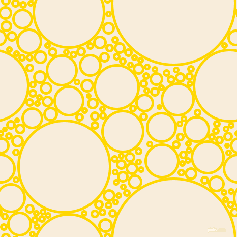 bubbles, circles, sponge, big, medium, small, 5 pixel line width, Gold and Island Spice circles bubbles sponge soap seamless tileable