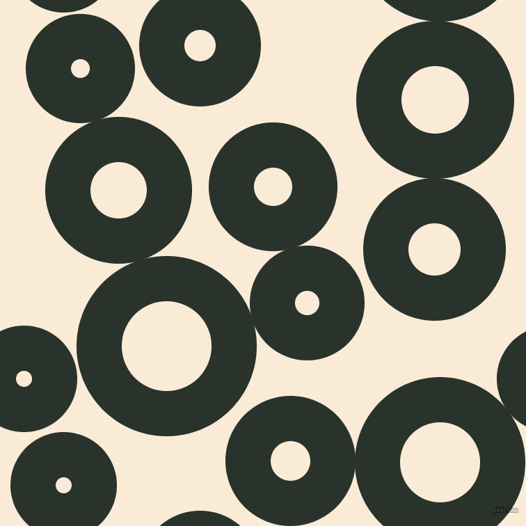 bubbles, circles, sponge, big, medium, small, 65 pixel line width, Gordons Green and Antique White circles bubbles sponge soap seamless tileable