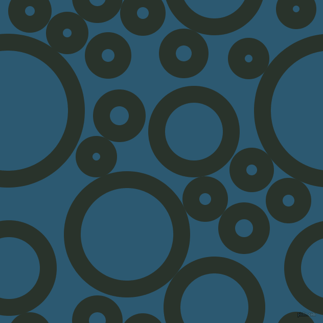bubbles, circles, sponge, big, medium, small, 33 pixel line width, Gordons Green and Chathams Blue circles bubbles sponge soap seamless tileable