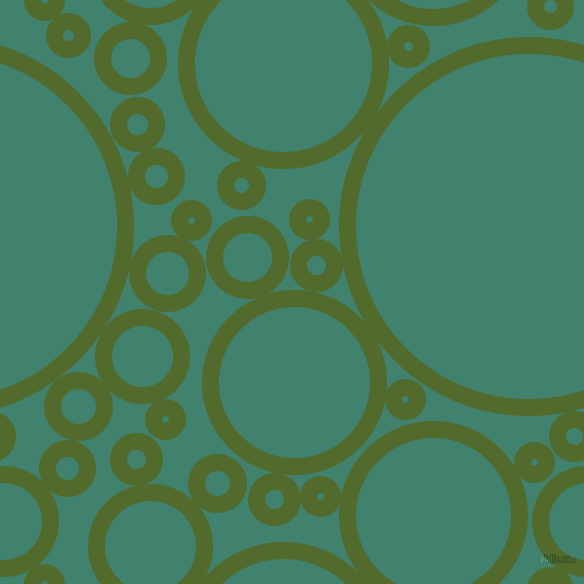 bubbles, circles, sponge, big, medium, small, 17 pixel line width, Green Leaf and Viridian circles bubbles sponge soap seamless tileable