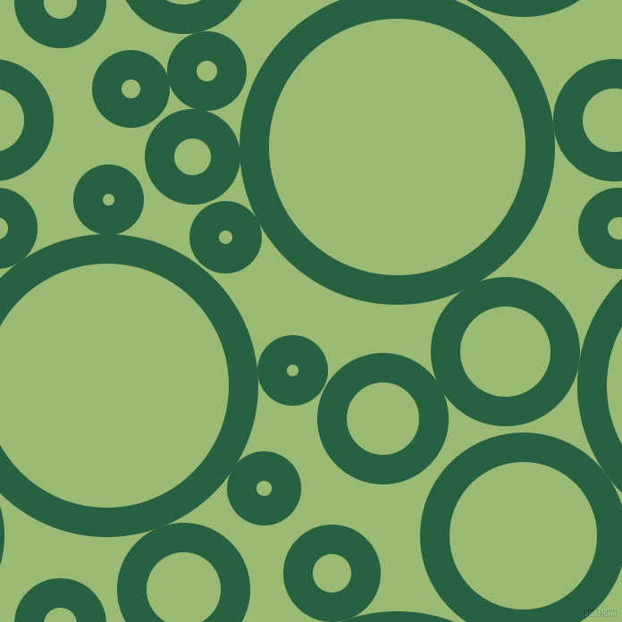 bubbles, circles, sponge, big, medium, small, 33 pixel line width, Green Pea and Olivine circles bubbles sponge soap seamless tileable