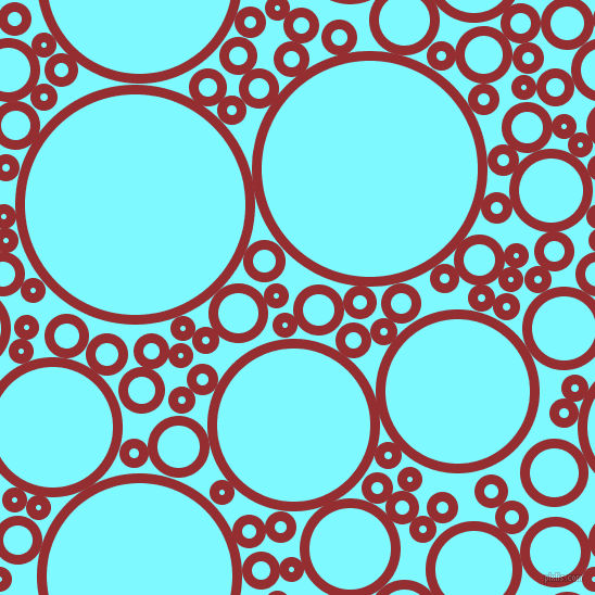 bubbles, circles, sponge, big, medium, small, 9 pixel line width, Guardsman Red and Electric Blue circles bubbles sponge soap seamless tileable