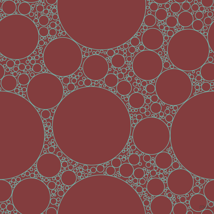 bubbles, circles, sponge, big, medium, small, 2 pixel line width, Gulf Stream and Stiletto circles bubbles sponge soap seamless tileable