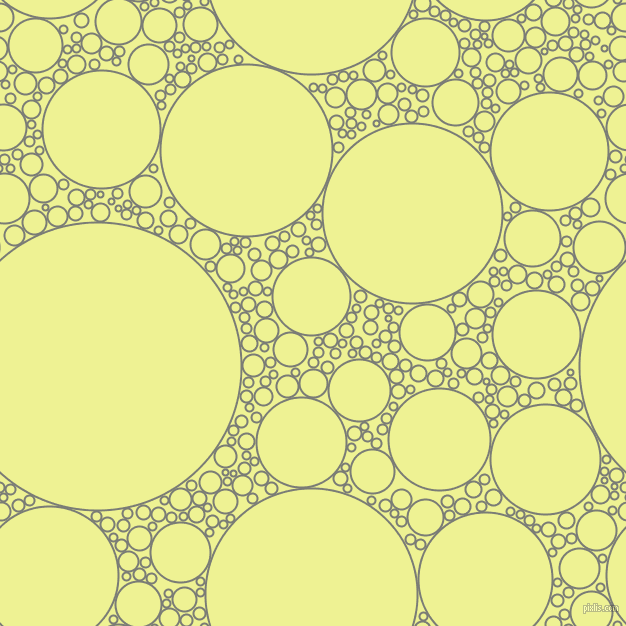 bubbles, circles, sponge, big, medium, small, 2 pixel line width, Gunsmoke and Jonquil circles bubbles sponge soap seamless tileable