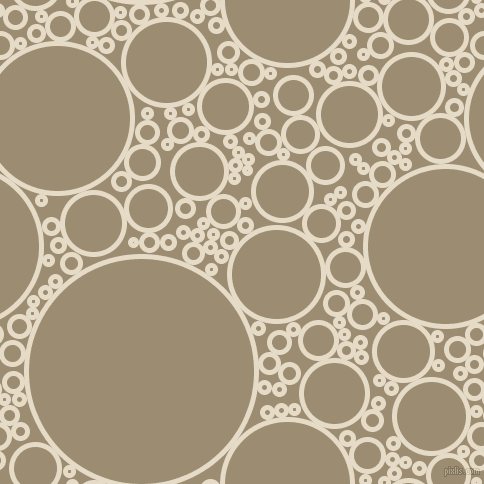 bubbles, circles, sponge, big, medium, small, 5 pixel line width, Half Spanish White and Pale Oyster circles bubbles sponge soap seamless tileable