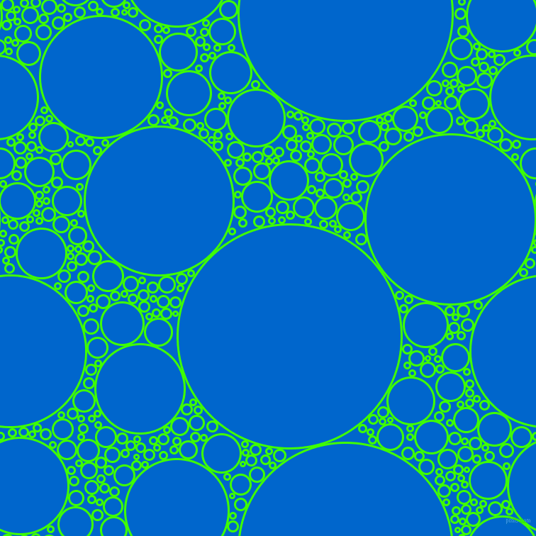 bubbles, circles, sponge, big, medium, small, 3 pixel line width, Harlequin and Navy Blue circles bubbles sponge soap seamless tileable
