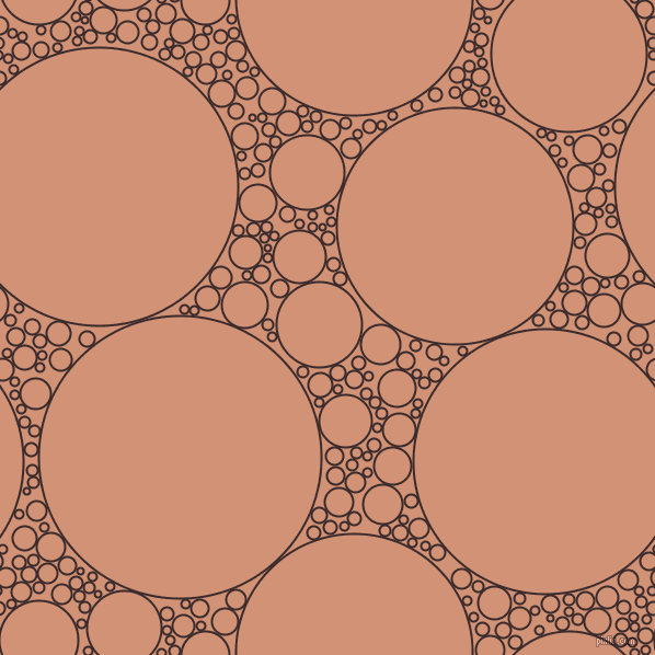 bubbles, circles, sponge, big, medium, small, 2 pixel line width, Havana and Feldspar circles bubbles sponge soap seamless tileable