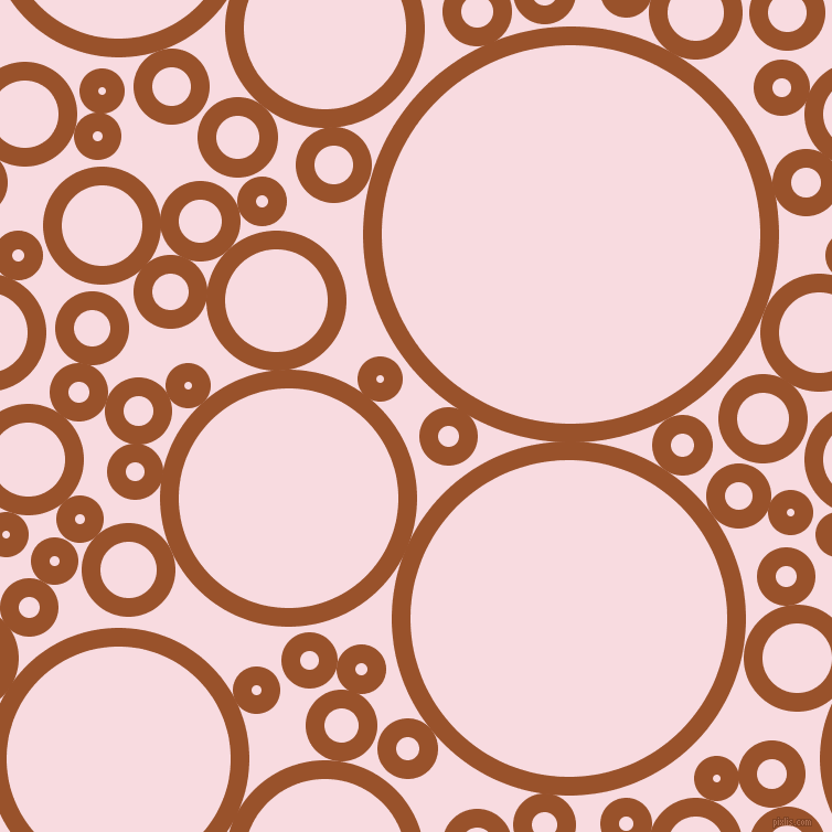 bubbles, circles, sponge, big, medium, small, 17 pixel line width, Hawaiian Tan and Carousel Pink circles bubbles sponge soap seamless tileable