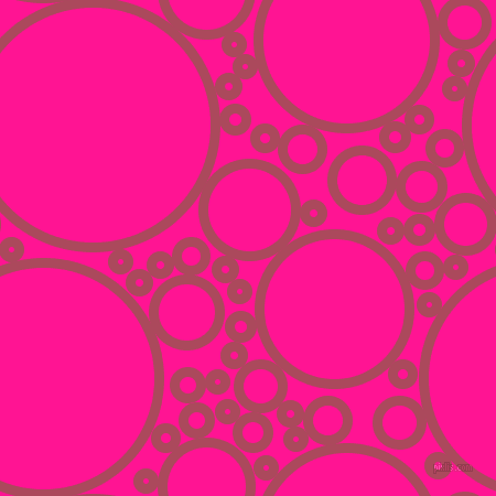 bubbles, circles, sponge, big, medium, small, 9 pixel line width, Hippie Pink and Deep Pink circles bubbles sponge soap seamless tileable