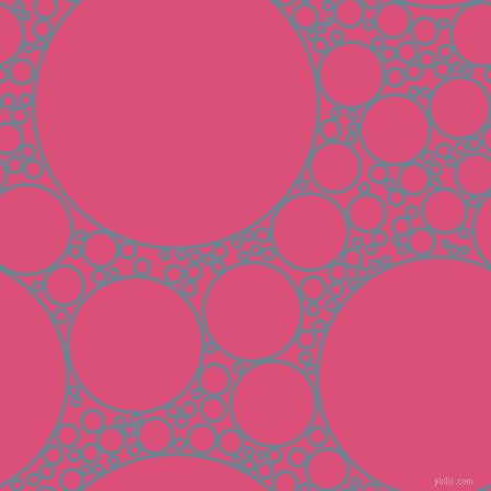 bubbles, circles, sponge, big, medium, small, 3 pixel line width, Horizon and Cranberry circles bubbles sponge soap seamless tileable
